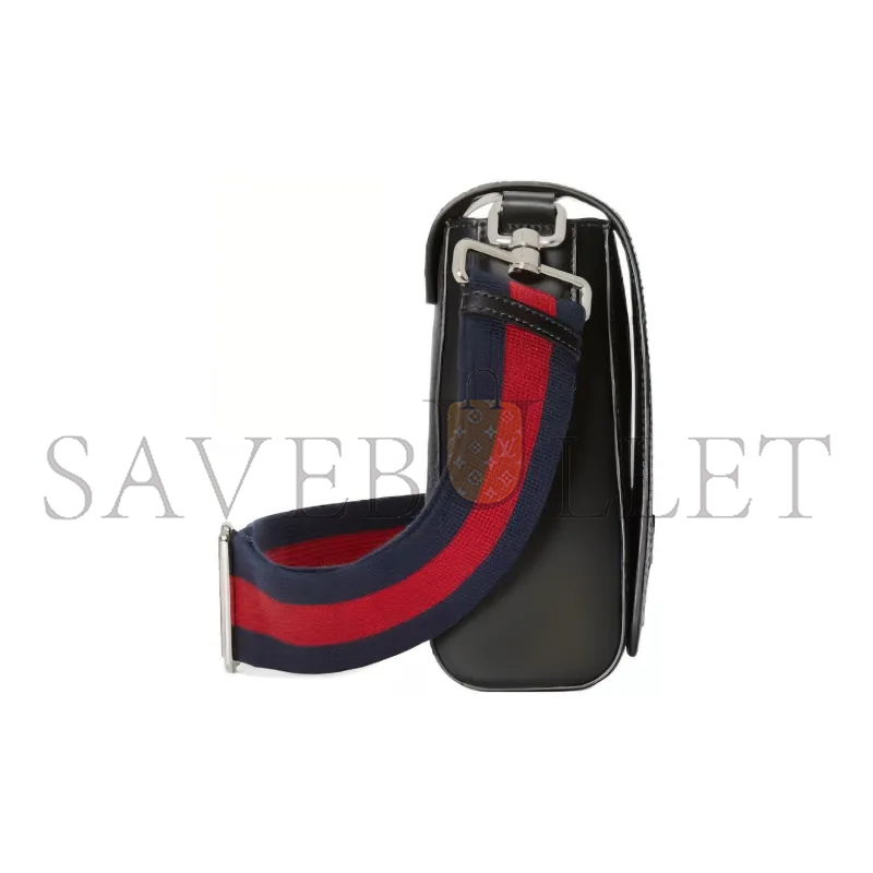 g*u*i gg S*p*e canvas crossbody bag 771167 (27*20*8cm）